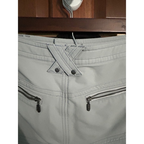 ATHLETA Women's Size 8 Sherpa Hiking Casual Skirt Cool Weather Soft Grey - Picture 4 of 7
